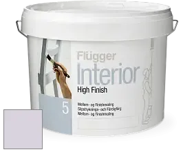 Краска Flugger Interior High Finish 5 матовая акриловая краска-грунт цвет NCS S 1010-R50B 