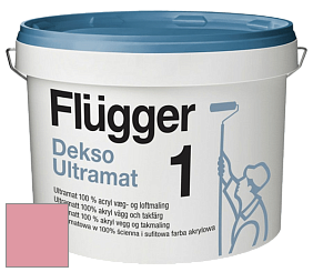 Краска Flugger Dekso 1 ультраматовая краска цвет NCS S 1040-R10B 