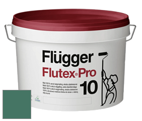 Краска Flugger Flutex Pro 10 матовая моющаяся краска цвет NCS S 5030-B90G 