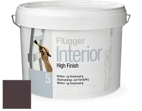 Краска Flugger Interior High Finish 5 матовая акриловая краска-грунт цвет NCS S 8010-R10B 