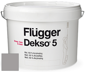 Краска Flugger Dekso 5 матовая краска цвет NO.95 