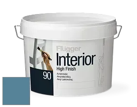 Краска Flugger Interior High Finish 90 акриловая глянцевая эмаль цвет NCS S 4030-B 