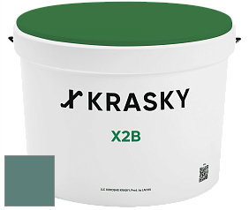 Краска X2B X Krasky глубокоматовая краска для потолков цвет NCS S 5020-B70G 