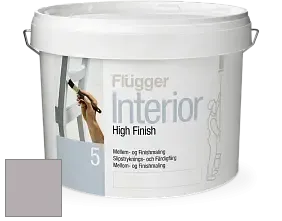 Краска Flugger Interior High Finish 5 матовая акриловая краска-грунт цвет NCS S 3005-R20B 