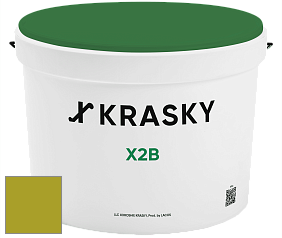 Краска X2B X Krasky глубокоматовая краска для потолков цвет NCS S 2070-G60Y 