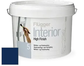 Краска Flugger Interior High Finish 5 матовая акриловая краска-грунт цвет RAL 5026 