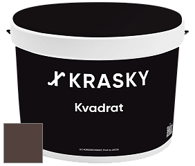 Краска X2B Kvadrat X Krasky матовая краска для потолков глубокого чёрного цвета цвет NCS S 8010-Y70R 