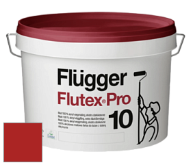 Краска Flugger Flutex Pro 10 матовая моющаяся краска цвет RAL 3000 