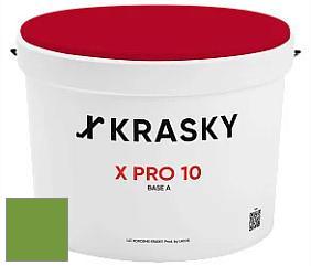 Краска X Pro 10 X Krasky матовая краска для стен и потолков цвет NCS S 2070-G30Y 