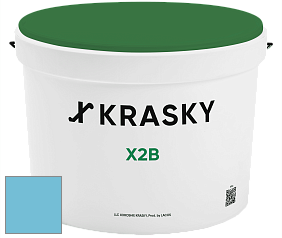 Краска X2B X Krasky глубокоматовая краска для потолков цвет NCS S 1040-B 