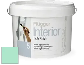 Краска Flugger Interior High Finish 5 матовая акриловая краска-грунт цвет NCS S 0530-B90G 