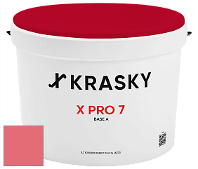 Краска X Pro 7 X Krasky матовая краска для стен и потолков цвет NCS S 0565-R 