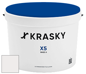 Краска X5 X Krasky матовая краска для стен и потолков цвет 5422 