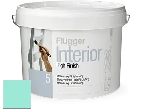 Краска Flugger Interior High Finish 5 матовая акриловая краска-грунт цвет 1493 