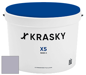 Краска X5 X Krasky матовая краска для стен и потолков цвет 5454 