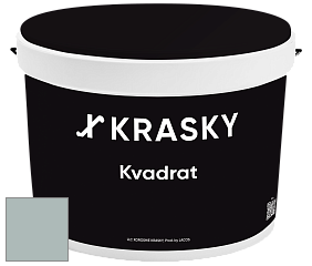 Краска X2B Kvadrat X Krasky матовая краска для потолков глубокого чёрного цвета цвет 4486 
