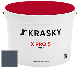 Краска X PRO 5 X Krasky матовая краска для стен и потолков цвет 4458 