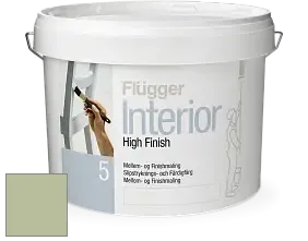 Краска Flugger Interior High Finish 5 матовая акриловая краска-грунт цвет NCS S 2020-G40Y 