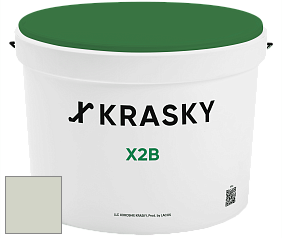 Краска X2B X Krasky глубокоматовая краска для потолков цвет NCS S 1505-G50Y 
