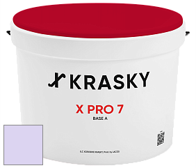 Краска X Pro 7 X Krasky матовая краска для стен и потолков цвет 1441 
