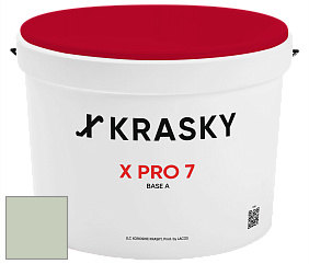 Краска X Pro 7 X Krasky матовая краска для стен и потолков цвет 4525 