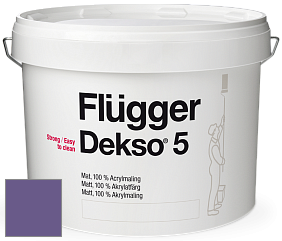 Краска Flugger Dekso 5 матовая краска цвет 2447 