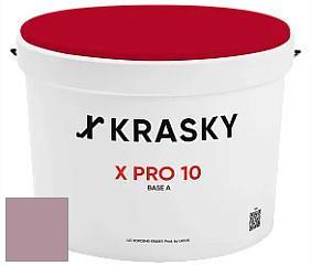 Краска X Pro 10 X Krasky матовая краска для стен и потолков цвет NCS S 3020-R20B 