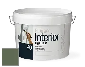 Краска Flugger Interior High Finish 90 акриловая глянцевая эмаль цвет NCS S 6020-G30Y 