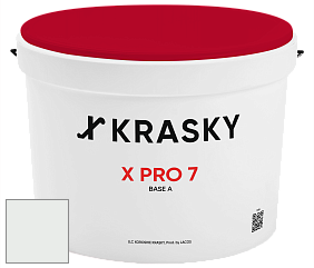 Краска X Pro 7 X Krasky матовая краска для стен и потолков цвет NCS S 0502-G 
