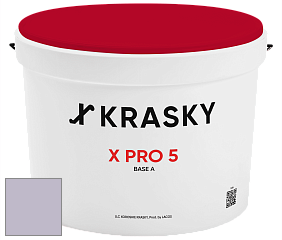 Краска X PRO 5 X Krasky матовая краска для стен и потолков цвет 5445 