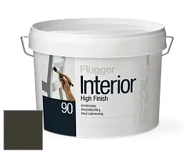 Краска Flugger Interior High Finish 90 акриловая глянцевая эмаль цвет RAL 6022 