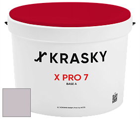 Краска X Pro 7 X Krasky матовая краска для стен и потолков цвет NCS S 2005-R30B 