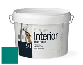 Краска Flugger Interior High Finish 90 акриловая глянцевая эмаль цвет NCS S 3555-B60G 