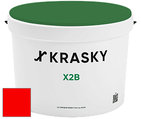 Краска X2B X Krasky глубокоматовая краска для потолков цвет RAL 3024 