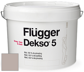 Краска Flugger Dekso 5 матовая краска цвет 4375 