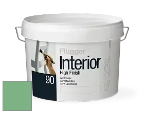 Краска Flugger Interior High Finish 90 акриловая глянцевая эмаль цвет NCS S 2040-G10Y 