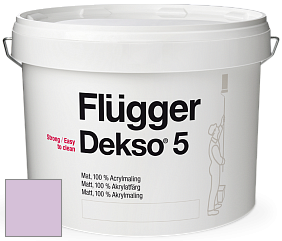 Краска Flugger Dekso 5 матовая краска цвет 3435 