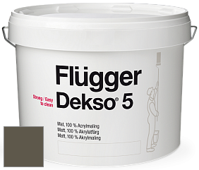 Краска Flugger Dekso 5 матовая краска цвет 5368 