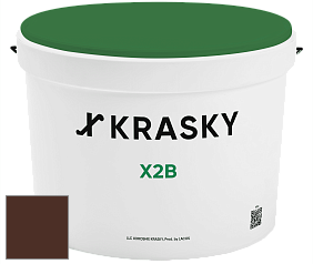 Краска X2B X Krasky глубокоматовая краска для потолков цвет RAL 8016 