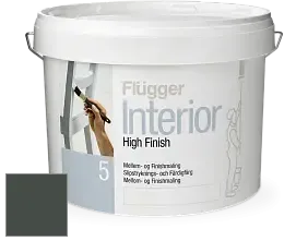Краска Flugger Interior High Finish 5 матовая акриловая краска-грунт цвет NCS S 8005-G 