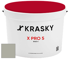 Краска X PRO 5 X Krasky матовая краска для стен и потолков цвет 5315 