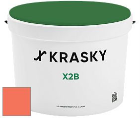 Краска X2B X Krasky глубокоматовая краска для потолков цвет NCS S 0570-Y70R 