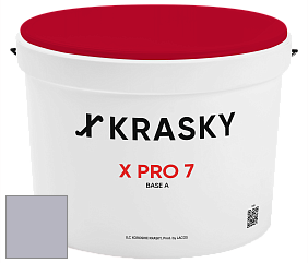 Краска X Pro 7 X Krasky матовая краска для стен и потолков цвет 5465 
