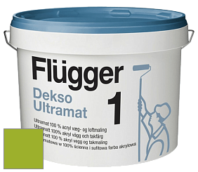 Краска Flugger Dekso 1 ультраматовая краска цвет NCS S 1075-G40Y 
