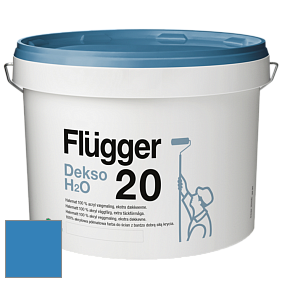 Краска Flugger Dekso H2O 20 полуматовая краска цвет RAL 5012 