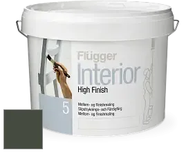 Краска Flugger Interior High Finish 5 матовая акриловая краска-грунт цвет NCS S 8010-G30Y 