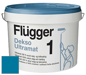 Краска Flugger Dekso 1 ультраматовая краска цвет NCS S 3060-B 