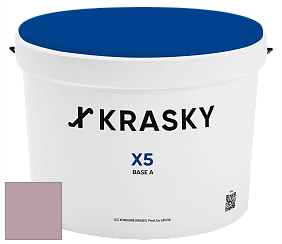 Краска X5 X Krasky матовая краска для стен и потолков цвет NO.5 