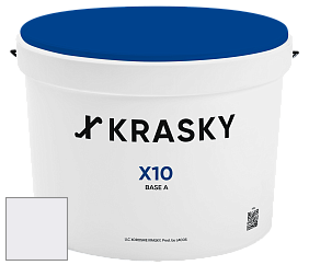 Краска X10 X Krasky шелковисто-матовая краска для стен и потолков цвет 5451 