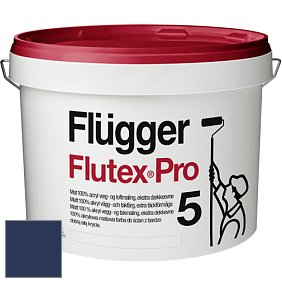 Краска Flugger Flutex Pro 5 матовая краска цвет RAL 5003 